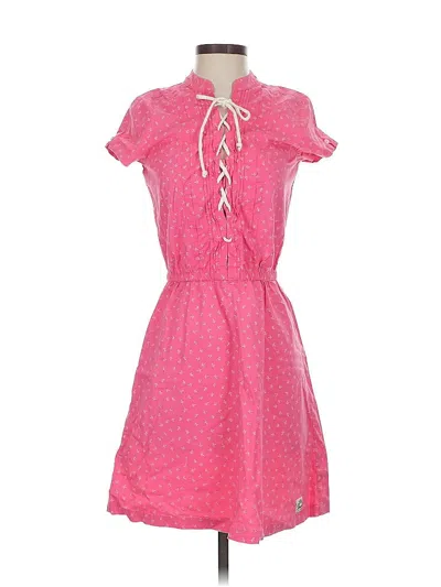 Pre-owned U.s. Polo Assn Casual Dress In Pink