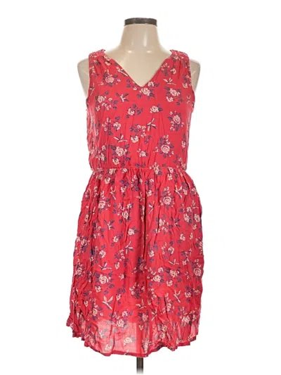 Pre-owned U.s. Polo Assn Casual Dress In Red