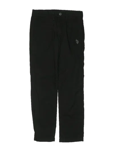 Pre-owned U.s. Polo Assn Kids' Casual Pants In Black