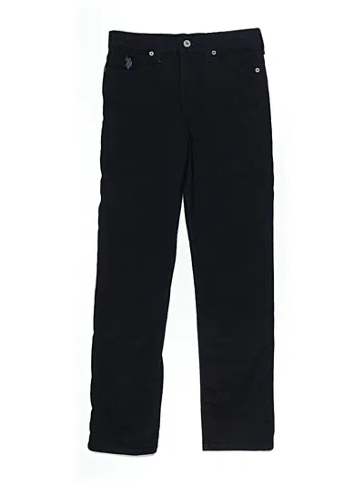 Pre-owned U.s. Polo Assn Kids' Casual Pants In Black