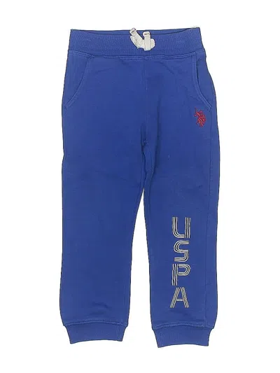 Pre-owned U.s. Polo Assn Kids' Casual Pants In Blue