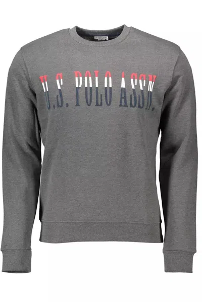 U.s. Polo Assn Logo-print Sweatshirt In Gold