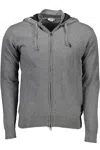 U.s. Polo Assn Gray Cotton Sweater In Gray
