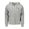 U.s. Polo Assn Gray Cotton Men Sweater In Gray