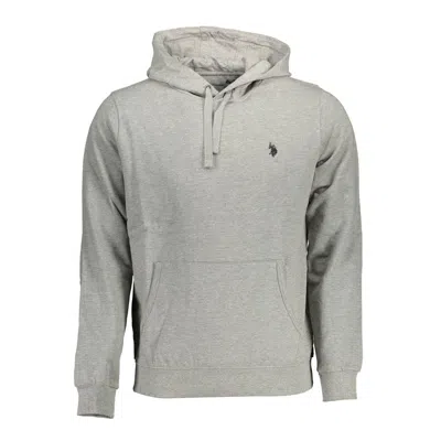 U.s. Polo Assn Gray Cotton Sweater In Grey