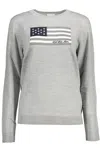 U.S. POLO ASSN GRAY NYLON SWEATER