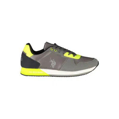 U.s. Polo Assn Gray Polyester Men Sneaker