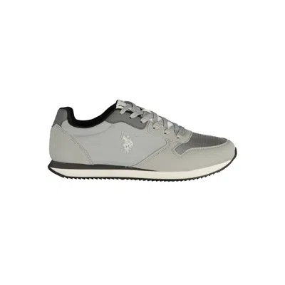 U.s. Polo Assn Gray Polyurethane Men's Sneaker In Multi