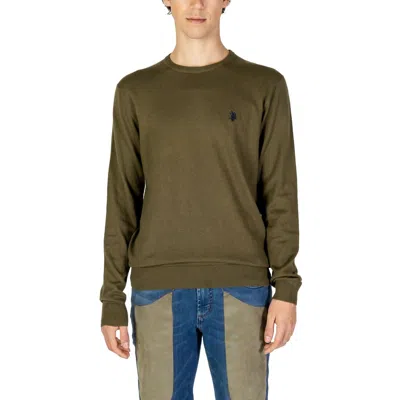 U.s. Polo Assn Green Cotton Sweater