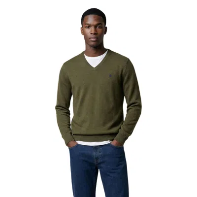 U.s. Polo Assn Green Cotton Sweatshirt