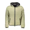 U.s. Polo Assn Green Nylon Jacket In Green