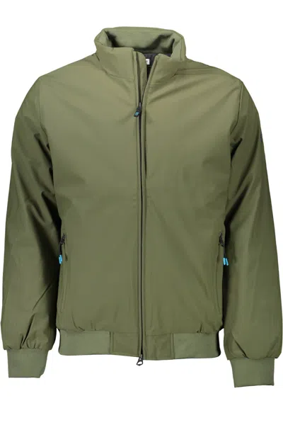 U.s. Polo Assn Green Polyester Jacket In Multi