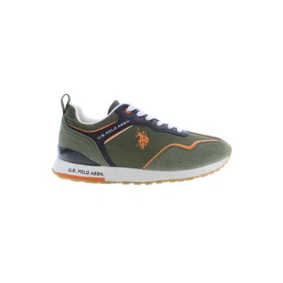 U.s. Polo Assn Green Polyester Sneaker