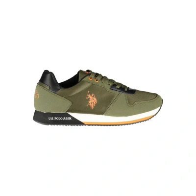 U.s. Polo Assn Green Polyester Sneaker