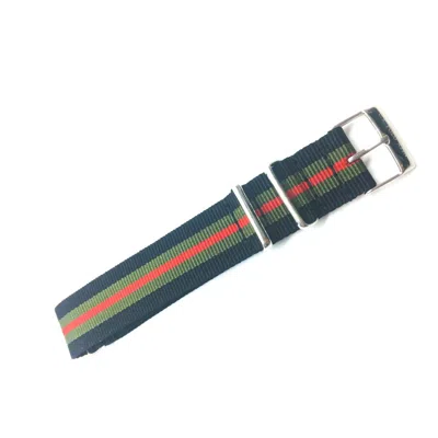 U.s. Polo Assn Green Textile Watch In Multi