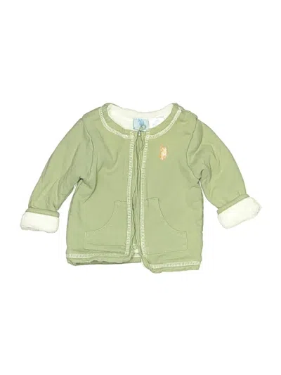 Pre-owned U.s. Polo Assn Babies' Jacket In Green