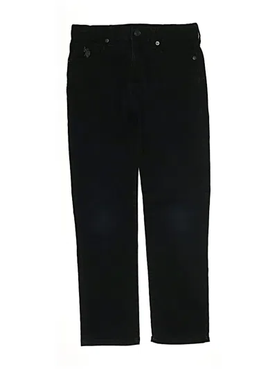 Pre-owned U.s. Polo Assn Kids' Jeans In Black