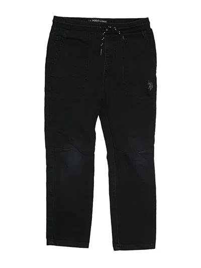 Pre-owned U.s. Polo Assn Kids' Jeans In Black