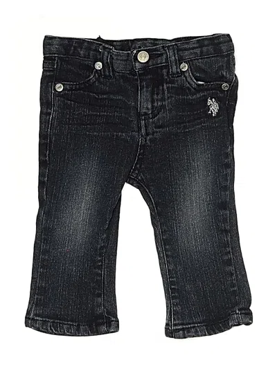 Pre-owned U.s. Polo Assn Babies' Jeans In Blue