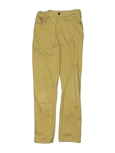 Pre-owned U.s. Polo Assn Kids' Khaki Pant In Gold