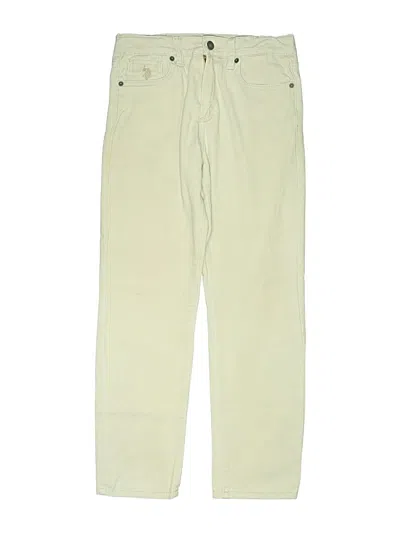 Pre-owned U.s. Polo Assn Kids' Khaki Pant In Green