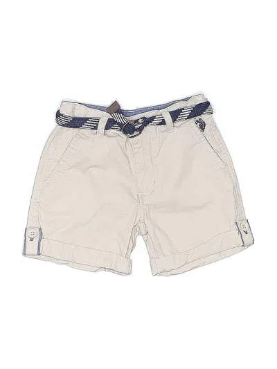 Pre-owned U.s. Polo Assn Kids' Khaki Shorts In Brown