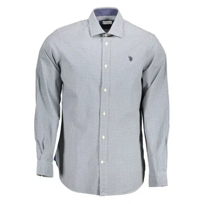 U.s. Polo Assn Light Blue Cotton Men Shirt