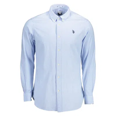 U.s. Polo Assn Light Blue Cotton Mens Shirt