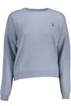 U.S. POLO ASSN LIGHT BLUE WOOL SWEATER