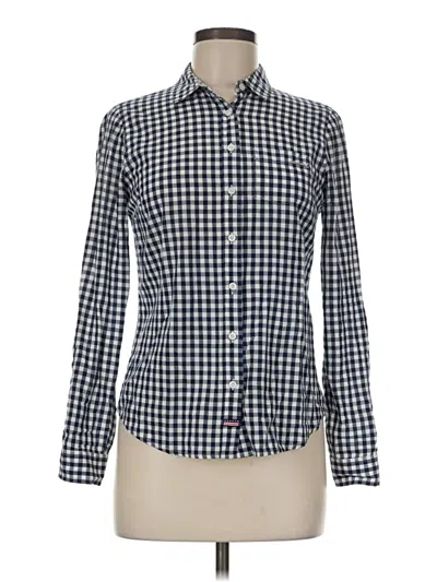 Pre-owned U.s. Polo Assn Long Sleeve Button Down Shirt In Blue
