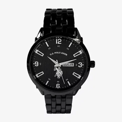 U.s. Polo Assn Mens Black Bracelet Watch Usc80912jc