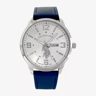 U.s. Polo Assn Mens Blue Strap Watch Usc50742jc