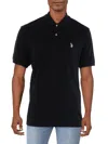 U.s. Polo Assn Mens Pique Short Sleeves Polo Shirt In Multi