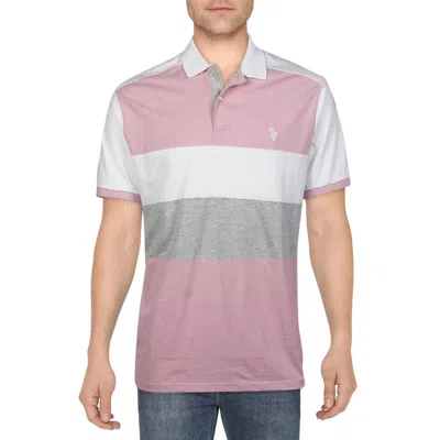 U.s. Polo Assn Mens Split Hem Cotton Polo