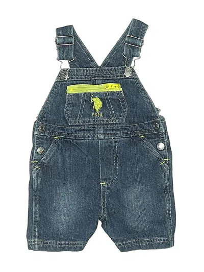 Pre-owned U.s. Polo Assn Babies' Overalls In Blue