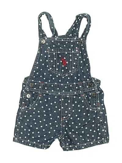 Pre-owned U.s. Polo Assn Babies' Overalls In Blue