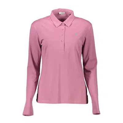 U.s. Polo Assn Pink Cotton Women Polo Shirt