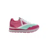 U.s. Polo Assn Pink Polyester Women Sneaker