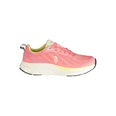 U.s. Polo Assn Pink Polyurethane Women's Sneaker