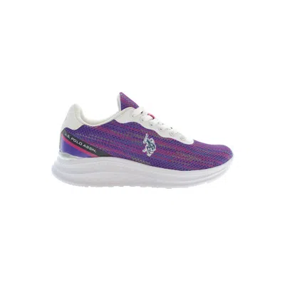 U.s. Polo Assn Purple Polyester Women Sneaker