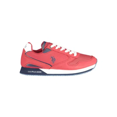 U.s. Polo Assn Red Polyester Sneaker