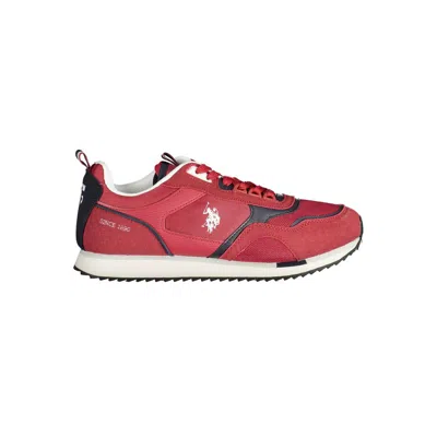 U.s. Polo Assn Red Polyester Sneaker