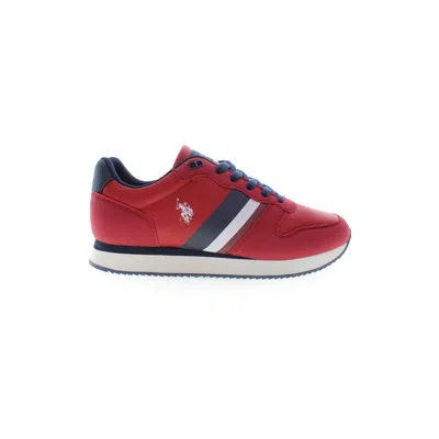 U.s. Polo Assn Red Polyester Sneaker