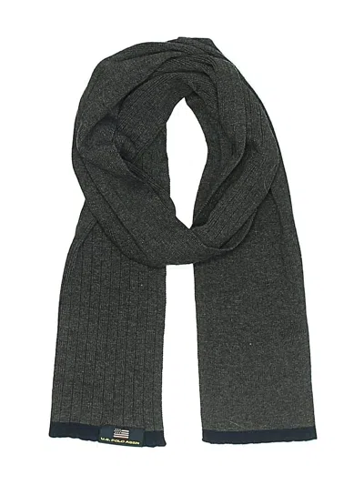 Pre-owned U.s. Polo Assn Scarf In Gray
