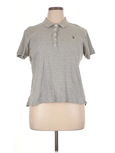 Pre-owned U.s. Polo Assn Short Sleeve Polo In Gray