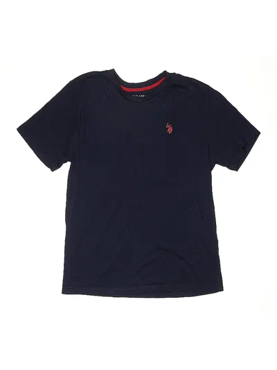 Pre-owned U.s. Polo Assn Kids' Short Sleeve T-shirt In Blue