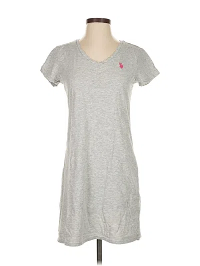 Pre-owned U.s. Polo Assn Short Sleeve T-shirt In Gray