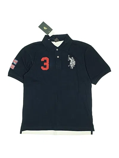 Pre-owned U.s. Polo Assn Kids' Short Sleeve Top Blue Tops