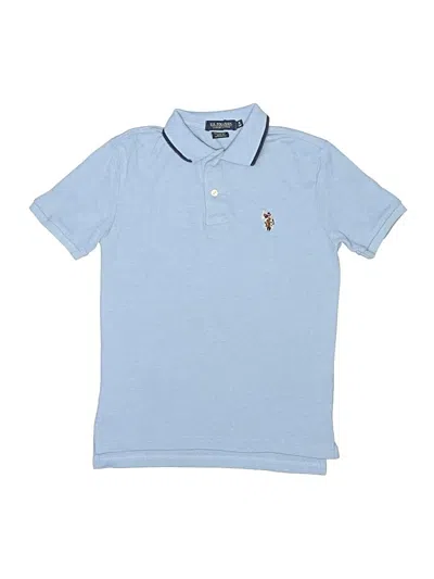 Pre-owned U.s. Polo Assn Kids' Short Sleeve Top Blue Tops