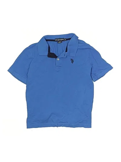 Pre-owned U.s. Polo Assn Kids' Short Sleeve Top Blue Tops